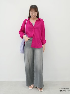 「coca（coca）（コカ）のアイテム（トップス）」を使った、cocaさん（レディース・160cm）の春コーディネート