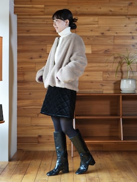 cocaさん（骨格ナチュラル・レディース・162cm）の秋コーディネート