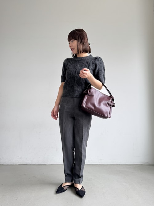 セール】ヤク風ケーブル半袖ニット（ニット/セーター）｜coca（coca