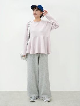 「coca（coca）（コカ）のアイテム（パンツ）」を使った、cocaさん（レディース・162cm）の春コーディネート