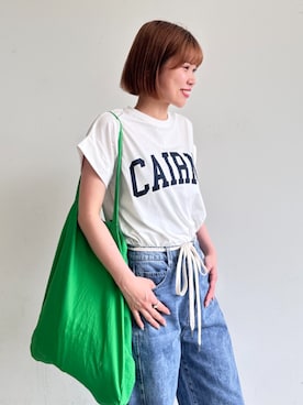「coca（coca）（コカ）のアイテム（パンツ）」を使った、cocaさん（レディース・161cm）の夏コーディネート