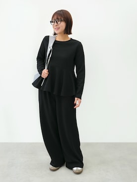 「coca（coca）（コカ）のアイテム（パンツ）」を使った、cocaさん（レディース・150cm）の春コーディネート