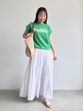 「coca（coca）（コカ）のアイテム」を使った、cocaさん（レディース・160cm）の夏コーディネート