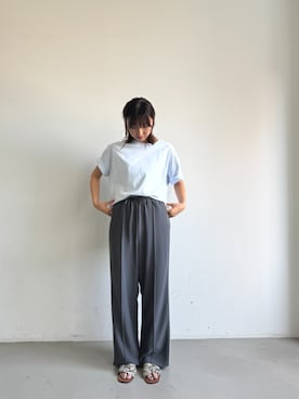 「coca（coca）（コカ）のアイテム（パンツ）」を使った、cocaさん（レディース・159cm）の夏コーディネート