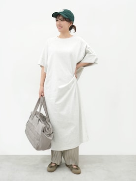 「coca（coca）（コカ）のアイテム（バッグ）」を使った、cocaさん（レディース・162cm）の夏コーディネート