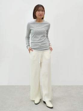 「coca（coca）（コカ）のアイテム（パンツ）」を使った、cocaさん（レディース・159cm）の春コーディネート