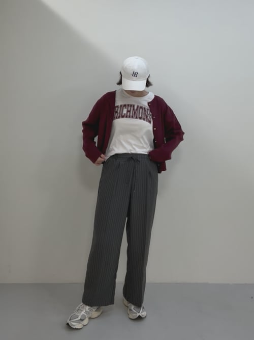 coca(コカ) パンツ ヘリンボーンストライプイージーパンツ coca(コカ) パンツ ヘリンボーンストライプイージーパンツ