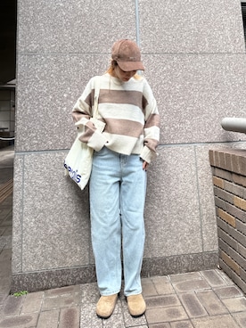 「coca（coca）（コカ）のアイテム（パンツ）」を使った、cocaさん（レディース・160cm）の秋コーディネート