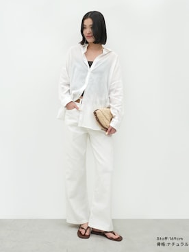 「coca（coca）（コカ）のアイテム（トップス）」を使った、cocaさん（レディース・169cm）の春コーディネート