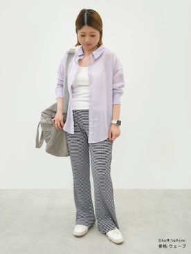 「coca（coca）（コカ）のアイテム（トップス）」を使った、cocaさん（レディース・149cm）の春コーディネート