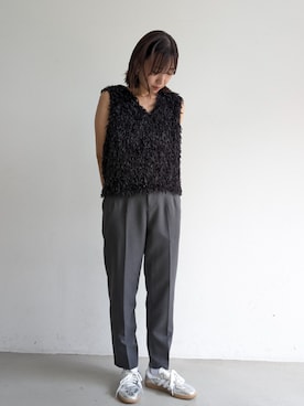 「coca（coca）（コカ）のアイテム（パンツ）」を使った、cocaさん（レディース・159cm）の夏コーディネート