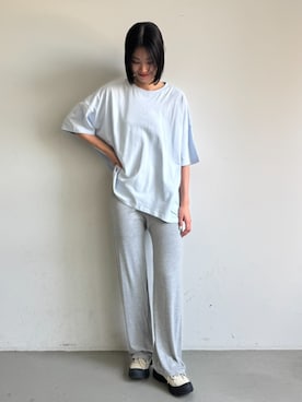 「coca（coca）（コカ）のアイテム（パンツ）」を使った、cocaさん（レディース・169cm）の夏コーディネート