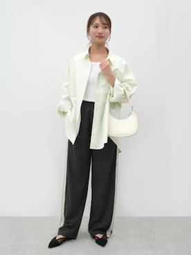 「coca（coca）（コカ）のアイテム（パンツ）」を使った、cocaさん（レディース・162cm）の春コーディネート