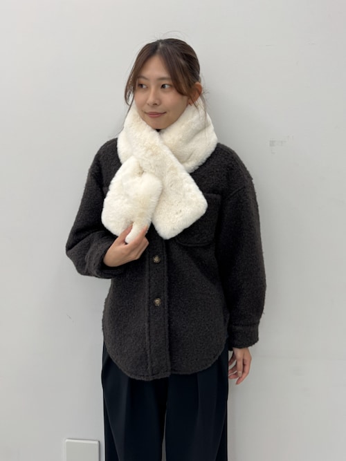 セール】プードルボアジャケット（ブルゾン）｜coca（coca）（コカ）の