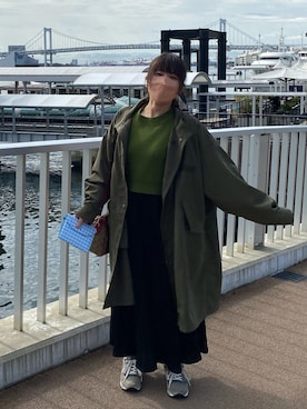 「classicalelf（クラシカルエルフ）のアイテム（モッズコート）」を使った、e r i n a ⋈*｡ﾟさん（レディース・152cm）の春コーディネート
