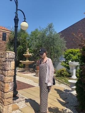 「#古着」｜popoさん（レディース・160cm）の夏コーディネート