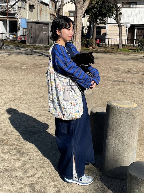 Fishs Eddy(フィッシュエディ)]キャットエコバッグ（エコバッグ