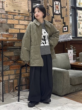 「アイテム（その他アウター）」を使った、むーちゃんさん（レディース・146cm・20代）の秋コーディネート