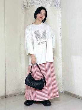 むーちゃんさん（レディース・146cm）の春コーディネート