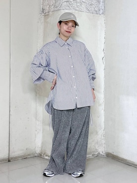 「アイテム（キャップ）」を使った、むーちゃんさん（レディース・146cm・20代）の春コーディネート