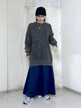 「アイテム（キャップ）」を使った、むーちゃんさん（レディース・146cm・20代）の春コーディネート