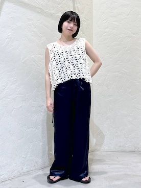 「アイテム（その他トップス）」を使った、むーちゃんさん（レディース・146cm・20代）の夏コーディネート