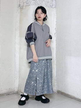 「アイテム（その他トップス）」を使った、むーちゃんさん（レディース・146cm・20代）の春コーディネート