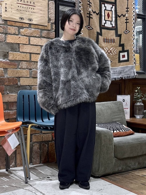 セール】フサフサアソートファーブルゾン（ブルゾン）｜niko and