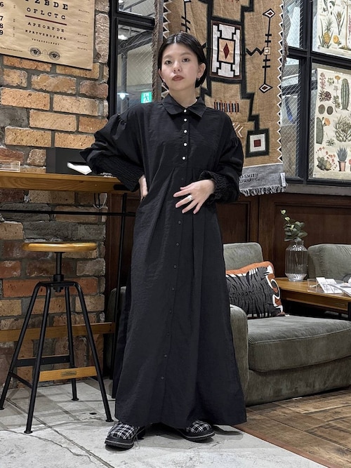 MODE NORM CORE] マトンスリーブマキシワンピース（ワンピース）｜niko