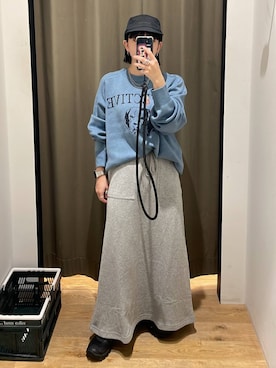 「NUMERALS（ヌメラルズ）のアイテム（キャップ）」を使った、むーちゃんさん（レディース・146cm）の秋コーディネート