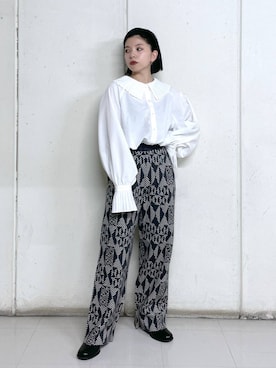 「アイテム（カチューシャ）」を使った、むーちゃんさん（レディース・146cm・20代）の秋コーディネート