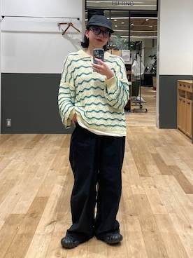「アイテム（キャップ）」を使った、むーちゃんさん（レディース・146cm・20代）の春コーディネート