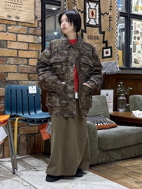 「niko and ...」｜「アイテム（ブルゾン）」を使った、むーちゃんさん（レディース・146cm）の冬コーディネート