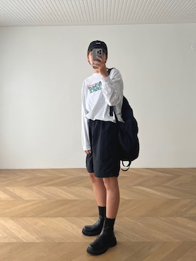 「CANAL JEAN（キャナルジーン）のアイテム（アクセサリー）」を使った、hamaさん（レディース・163cm）の夏コーディネート
