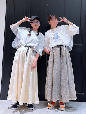 「アイテム（その他トップス）」を使った、みさきまるさん（レディース・160cm・20代）の夏コーディネート