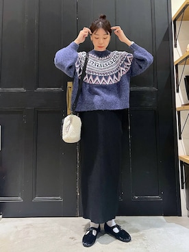 みさきまるさん（レディース・160cm）の冬コーディネート