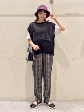 みさきまるさん（レディース・160cm）の秋コーディネート