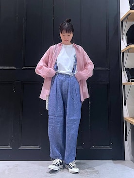 「ピクニック」｜みさきまるさん（レディース・160cm・20代）の春コーディネート