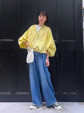「ピクニック」｜みさきまるさん（レディース・160cm・20代）の春コーディネート