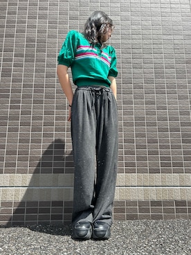 「WEGO（ウィゴー）のアイテム（シューズ）」を使った、hamhamさん（レディース・153cm）の春コーディネート