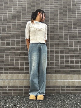 「GORGE（ゴージ）のアイテム」を使った、hamhamさん（レディース・154cm）の夏コーディネート