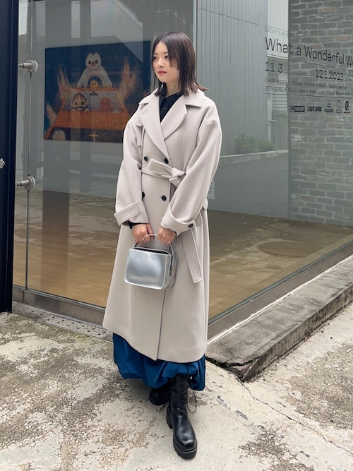 完売間近！】【WEB限定】ビッグカラーコート｜保温/撥水（ステン