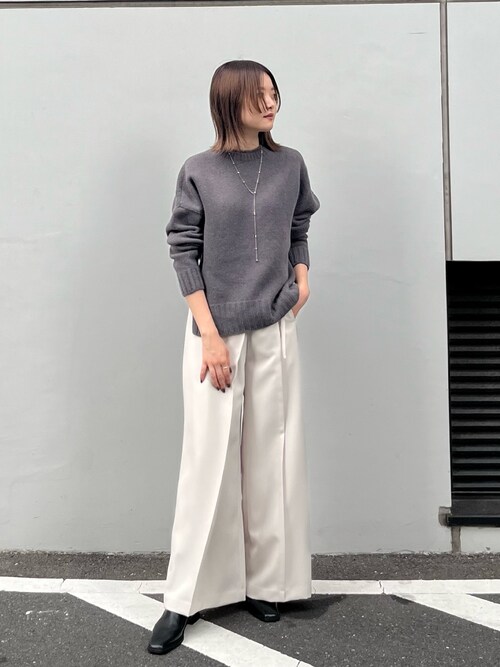 UNITED TOKYO ニット ファクトクルースリットニット UNITED TOKYO（ユナイテッドトウキョウ）の「ファクトクルースリット