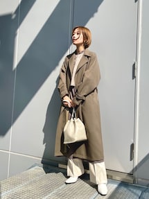 LOVELESS（ラブレス）の「カーキフリルヨーク オーバーコート