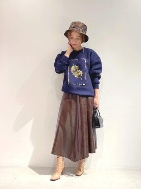 kyonさん（レディース・160cm）の冬コーディネート