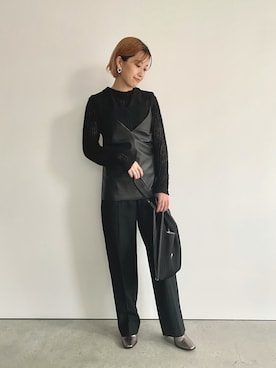 NOBLE【muller of yoshiokubo】カットオフショルダーニット NOBLE【muller of yoshiokubo】カットオフショルダーニット