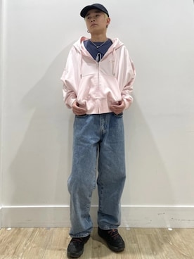 「GAP（ギャップ）のアイテム（キャップ）」を使った、GapJapanさん（メンズ・170cm）の冬コーディネート