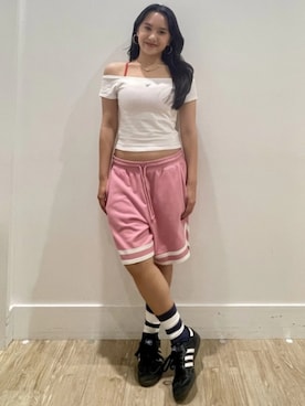 「GAP（ギャップ）のアイテム」を使った、GapJapanさん（レディース・153cm）の夏コーディネート