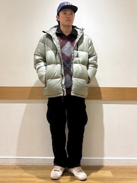 「黒パンツ」｜GapJapanさん（メンズ・177cm）の秋コーディネート