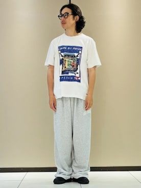 「GAP（ギャップ）のアイテム（トップス）」を使った、GapJapanさん（メンズ・173cm）の夏コーディネート